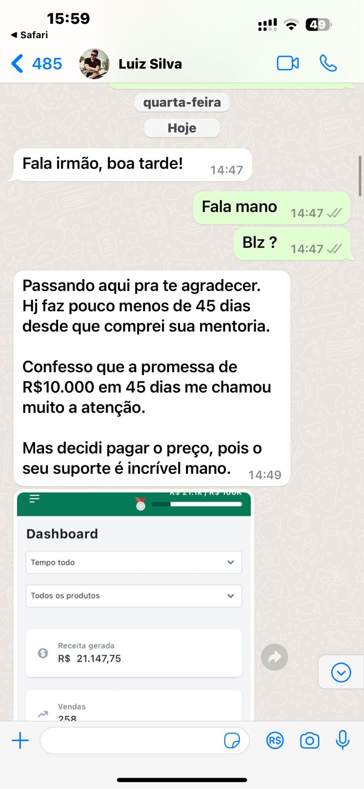 4.1 Quando ele alcançou 32k em 43 dias